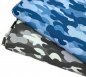 Preview: Popeline - Stay healthy - Camouflage - blau - Hilco by JaTiJu